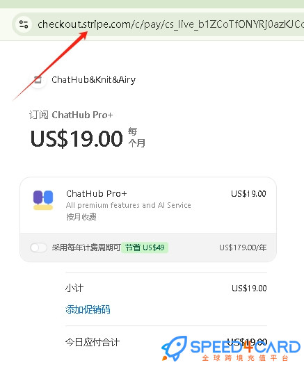 ChatHub代购代付订阅AI [人工代购]怎么支付？- Speed4Card专业充值平台