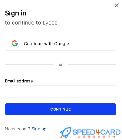 Lycee代购代付订阅AI [人工代购]怎么登录？- Speed4Card专业充值平台