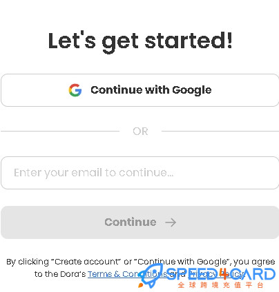 Dora AI代购代付订阅AI [人工代购]怎么登陆？- Speed4Card专业充值平台