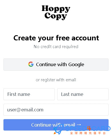 Hoppy Copy AI代购代付怎么登录？- Speed4Card专业充值平台