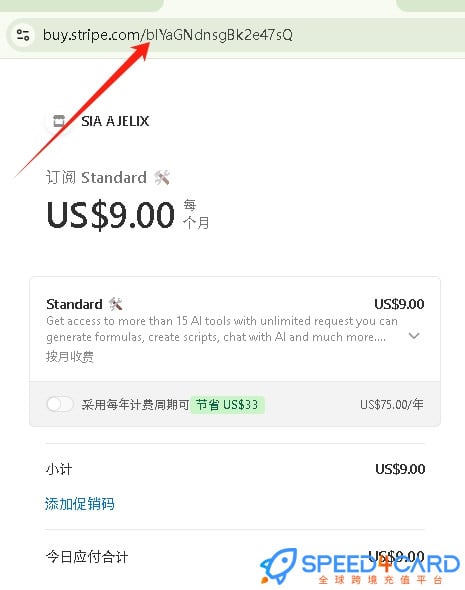 Ajelix代购代付订阅AI [人工代购]怎么支付？- Speed4Card专业充值平台