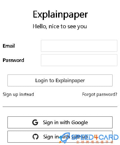 Explainpaper代购代付订阅AI [人工代购]怎么登录？- Speed4Card专业充值平台