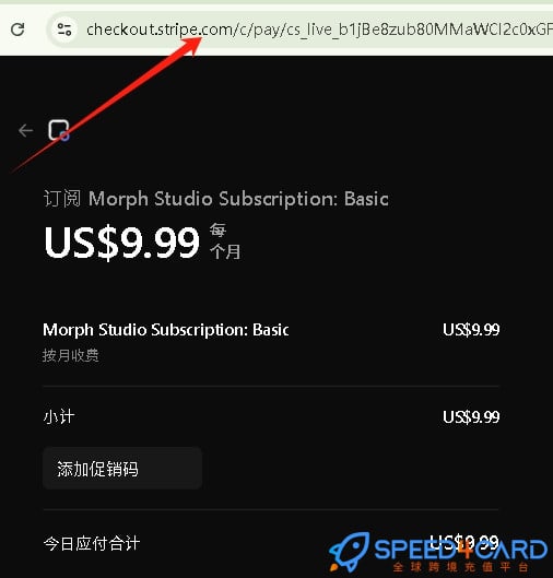 Morph Studio代购代付订阅AI [人工代购]怎么支付？- Speed4Card专业充值平台