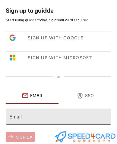 Guidde代购代付订阅AI [人工代购]怎么登录？- Speed4Card专业充值平台